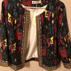 COPY - Multi colored blazer jacket, size L.